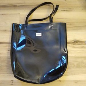 Cynthia Rowley Black Patent Leather Tote
